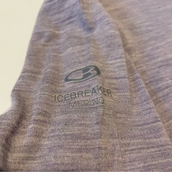 Icebreaker Merino Bodyfit 200 full sleeved shirt,  women’s small, light purple - Picture 6 of 6